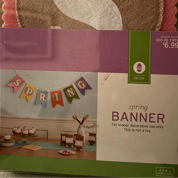 Pink and Tan Spring Banner - Picture 2 of 3